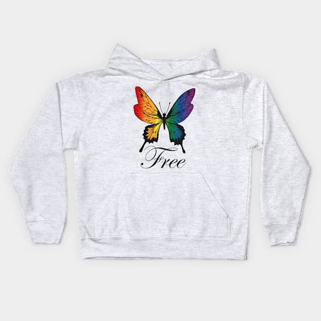 gay and proud Kids Hoodie by Erekjo